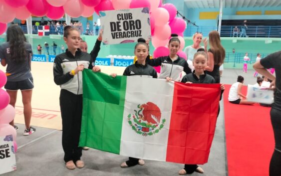 Brillan gimnastas de Club de Oro Veracruz en el Aruba International Cup