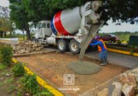 Obras en el fraccionamiento “los mangos” de Cosoleacaque