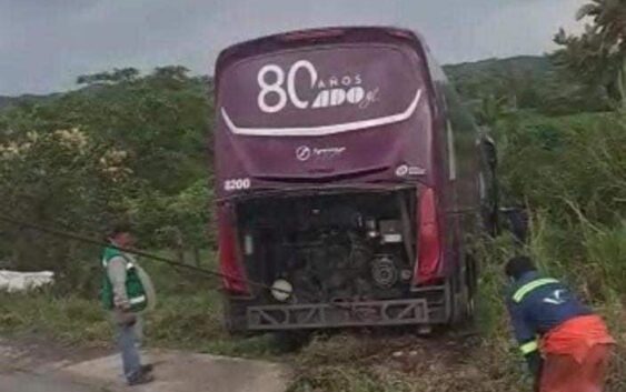 Asaltan a pasajeros de ADO que salió de Coatzacoalcos.