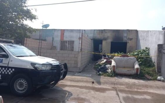 Persona de la tercera edad muere calcinado dentro de su domicilio en Coatzacoalcos