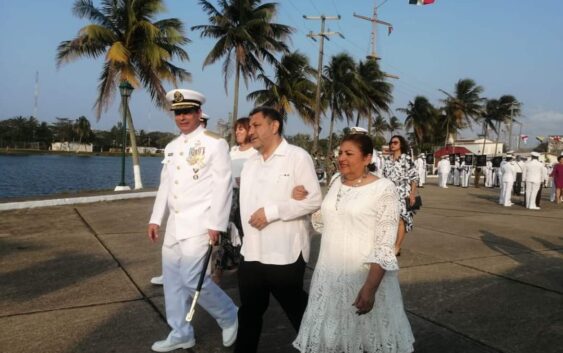 Llega el Vicealmirante Artemio Cuervo Salas a la Séptima Zona Naval con sede en Coatzacoalcos