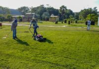 Avanza mantenimiento de espacios en Unidad Deportiva de la Guadalupe