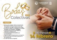 Invitan a parejas a legalizar su unión en “Bodas Colectivas 2023”