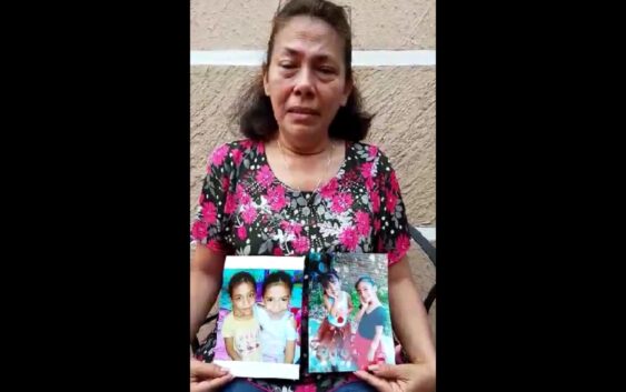 Angustioso llamado hace una madre para que le devuelvan a sus hijas