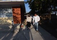 Zenyazen Escobar supervisa obras en escuelas de Paso de Ovejas y Alvarado