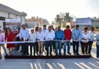 Inaugura Cruz Malpica pavimentación y rehabilitación de drenaje en la colonia Puerto México