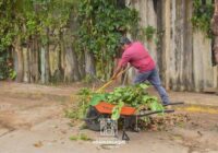 REALIZAN LIMPIEZA DE CALLES EN COLONIA LA ESPERANZA