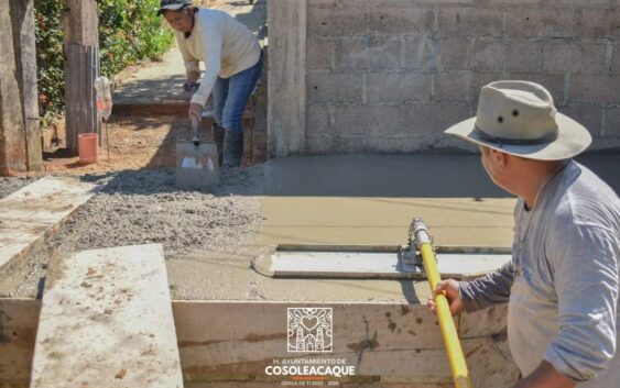 AVANCE DE CONSTRUCCIÓN DEL ENCAJONAMIENTO EN BARRIO 1RO