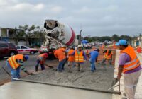 Construcción de bulevar avanza en Cosoleacaque