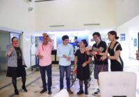 Jóvenes presentan exposición de arte