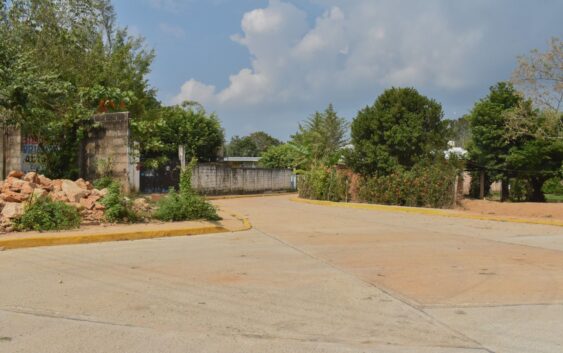 Pavimentación de calles en Coacotla