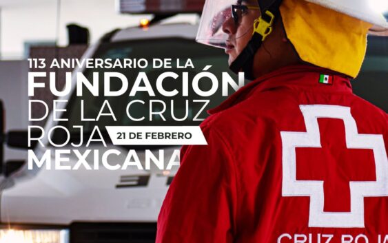 CONMEMORA COSOLEACAQUE 113 ANIVERSARIO DE LA FUNDACIÓN DE LA CRUZ ROJA MEXICANA