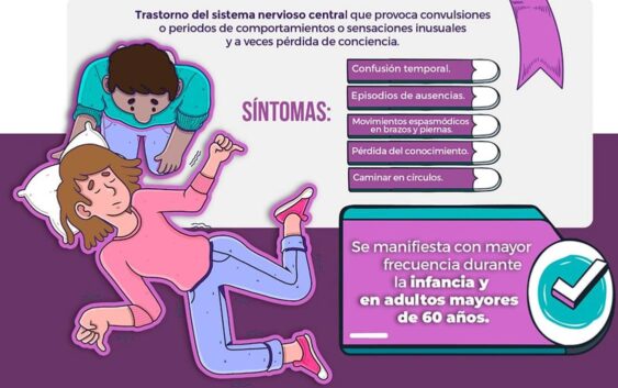 Informa IMSS Veracruz Sur sobre síntomas de epilepsia