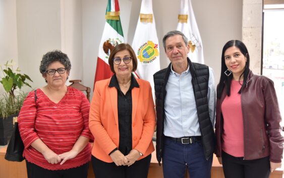 Recibe diputada Margarita Corro a integrantes del OBEME