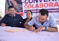 Celebra el ayuntamiento de Cosoleacaque convenio de colaboración con fundación ADO
