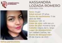Kassandra Lozada, dos años desaparecida, su familia exige a FGE agilizar investigaciones