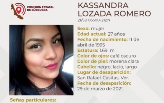 Kassandra Lozada, dos años desaparecida, su familia exige a FGE agilizar investigaciones