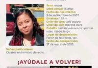 Activan la alerta Amber por desaparición de quinceañera en #Fortín