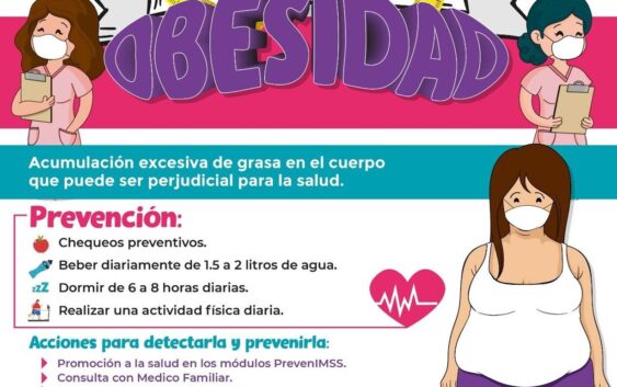 Invita IMSS Veracruz Sur a prevenir obesidad  