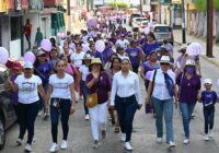 Conmemora el IMM Agua Dulce el DíaInternacional de la Mujer con una caminata