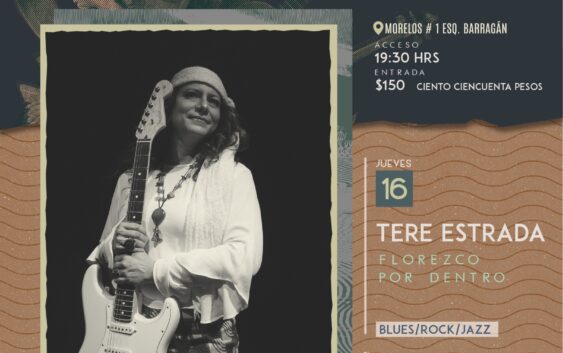 Tere Estrada, la sirena hechicera, presenta show acústico en Xalapa