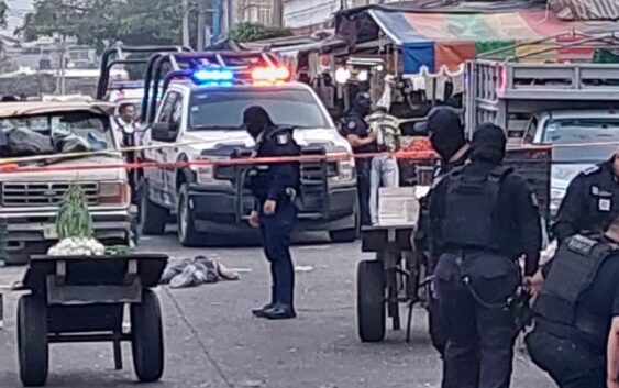 Asesinan a cargador en mercado La Mina de Poza Rica