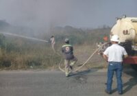 Lucha Protección Civil contra incendios de pastizales