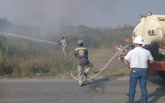 Lucha Protección Civil contra incendios de pastizales