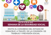 Del 24 al 28 de abril en el Palacio Legislativo, con la participación de autoridades del IPE, Protección Civil, IMSS y Salud.