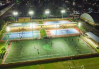 Se renueva iluminación en Unidad Deportiva de Nanchital