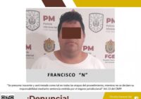 Detienen a Francisco N por el feminicidio de Valeria