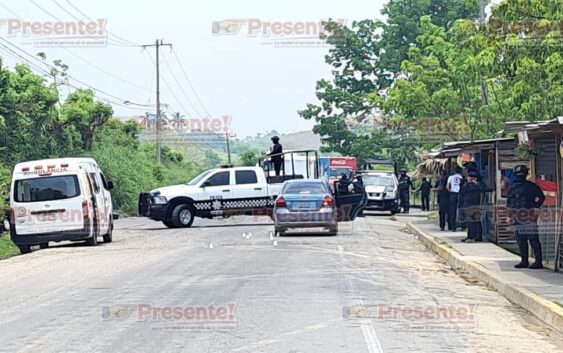 Ejecutado sobre la carretera #Papantla- #Coatzintla