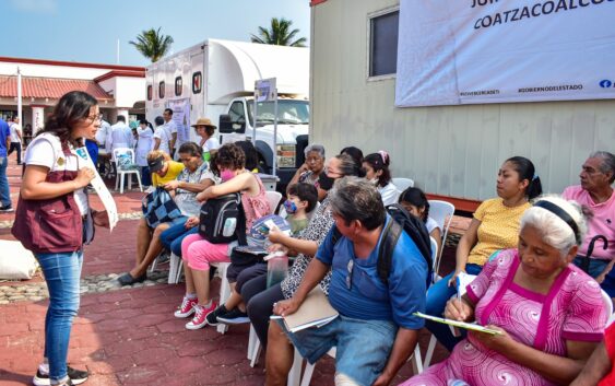 Brigada de Salud Itinerante llega a Coatzacoalcos gracias al esfuerzo conjunto del Gobierno Municipal y Estatal