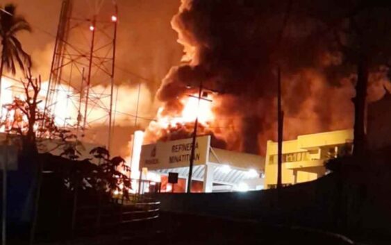 Saldo final del incendio en la refinería de Minatitlán: tres quemados y un trabajador con torcedura