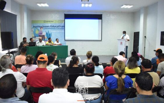 SE REALIZA PANEL “INSTITUCIONES EDUCATIVAS Y ECONOMÍA CIRCULAR” EN COSOLEACAQUE