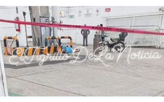 A tiros mataron a masculino en gasera de Minatitlán, Veracruz
