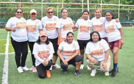 SE CONMEMORA DÍA NARANJA CON PARTIDOS AMISTOSOS FEMENILES EN COSOLEACAQUE