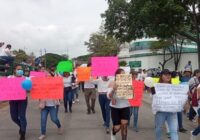 Familiares de trabajadores secuestrados en Chiapas marchan para exigir su liberación