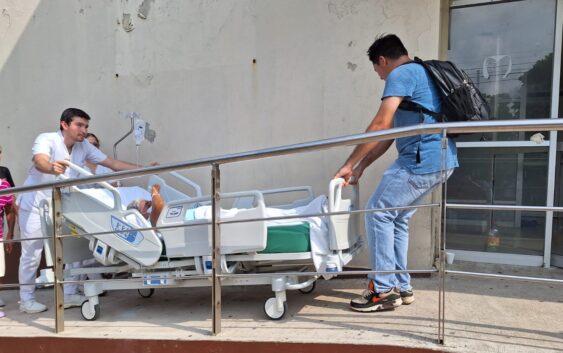 Respecto a la evacuación en el Hospital General de Zona (HGZ) No. 36, en Coatzacoalcos, el Instituto Mexicano del Seguro Social (IMSS) en Veracruz Sur informa: