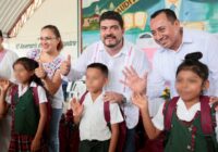 Zenyazen entregó útiles escolares y mochilas a mil 800 estudiantes de 26 escuelas de la Huasteca Baja