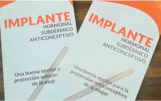 Invita IMSS Veracruz Sur a campaña de aplicación de implantes subdérmicos