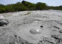 El misterioso volcán que nace en una comunidad de La Mixtequilla, Veracruz