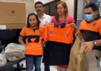 Alcalde entrega equipo de trabajo y uniformes a personal de PC de Oluta