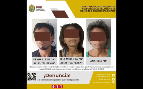 Imputados como presuntos responsables del delito de homicidio doloso calificado