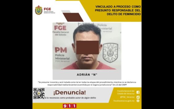 Dos feminicidas: uno vinculado a proceso en Veracruz y otro detenido en Puebla como presunto responsable.