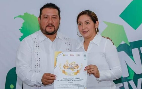 Sindica de Oluta asiste a Coatzacoalcos y participa en la firma de convenio con la Procuraduría Estatal de Protección al Medio Ambiente