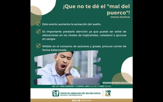 Explica IMSS Veracruz Sur las causas del “mal del puerco”