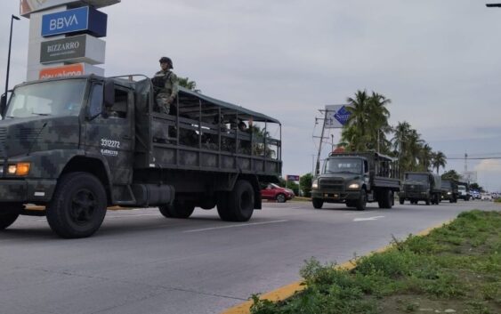 Refuerzan seguridad en la región de Poza Rica con 300 elementos del Ejército y Guardia Nacional