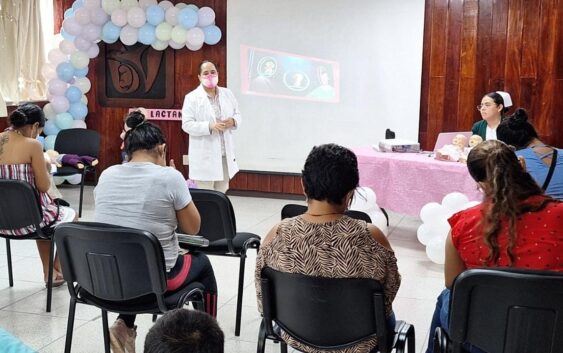Fortalece IMSS Veracruz Sur la lactancia materna