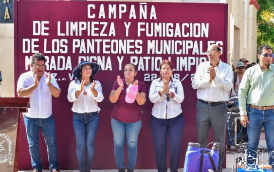 Arranca campaña de limpieza y fumigación en panteones municipales de Coatzacoalcos